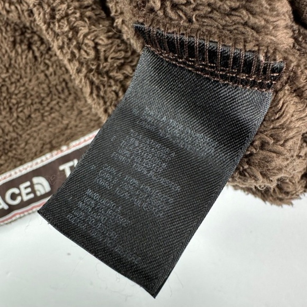 The North Face Brown Oso Fuzzy Fleece Athletic Hooded Jacket Womens Size Small - Picture 9 of 16